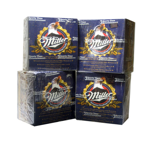 1995 Miller Genuine Trading Cards Factory Sealed Hobby Four Boxes=