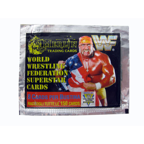 1991 Merlin WWF Wrestling Trading Cards Factory Sealed Pack