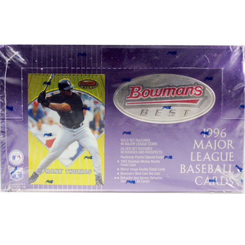 1996 Bowman Best Baseball Factory Sealed Hobby Box =
