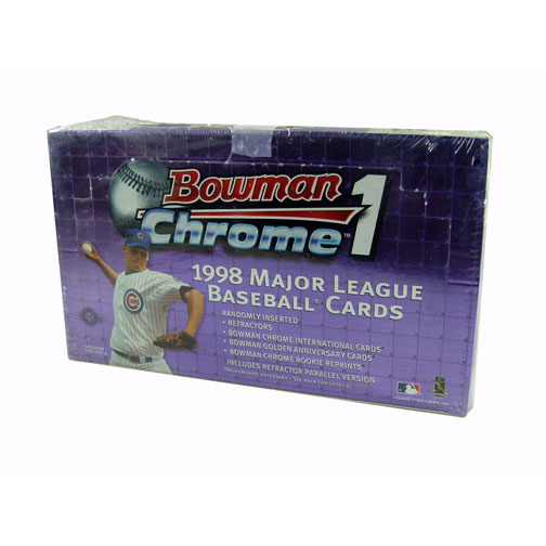 1998 Bowman Chrome Series 1 Baseball Factory Sealed Hobby Box=