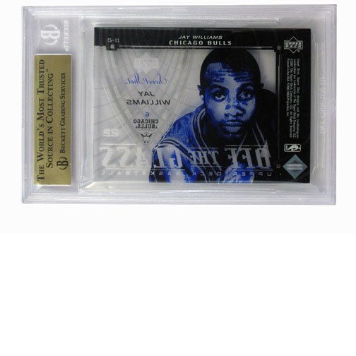 2002-03 Sweet Shot Off The Glass Jay Williams #G11 BGS 10 Basketball Card

