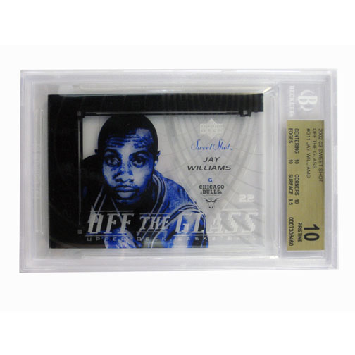 2002-03 Sweet Shot Off The Glass Jay Williams #G11 BGS 10 Basketball Card
