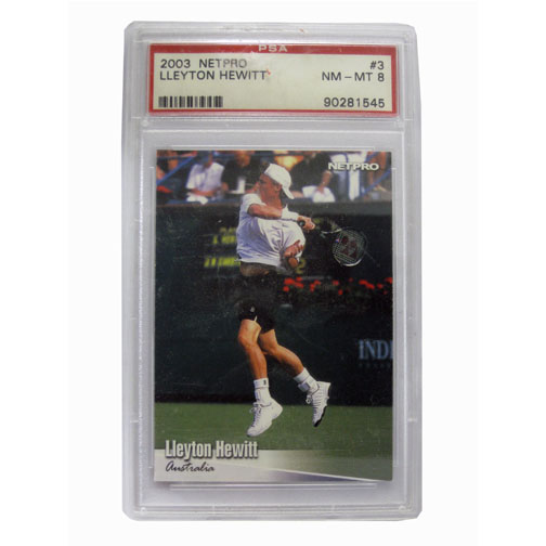 2003 Netpro Lleyton Newitt #3 PSA NM 8 Tennis Card 