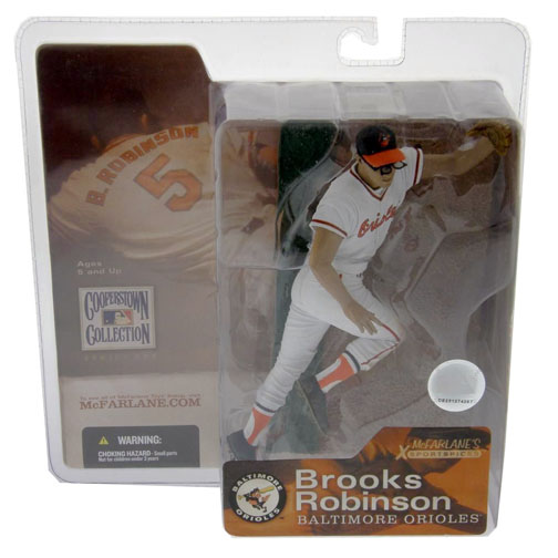 McFarlane Brooks Robinson 6” Cooperstown Collection Baseball Figure 
